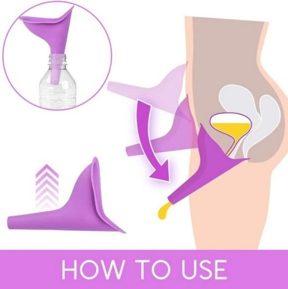 Car Portable Multifunction pee‎ funel Urinal for women - Picture 5 of 7